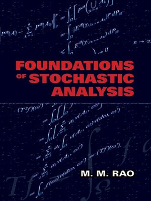 cover image of Foundations of Stochastic Analysis